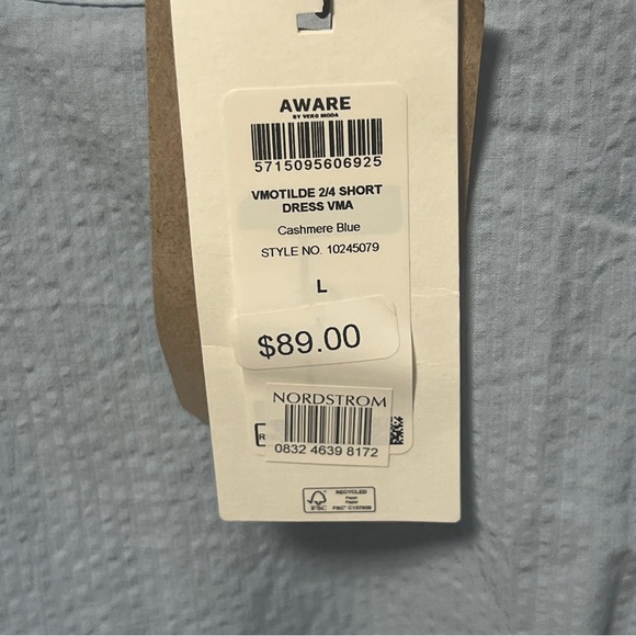 NWT Otilde Puff Sleeve Dress Size L - Picture 4 of 6